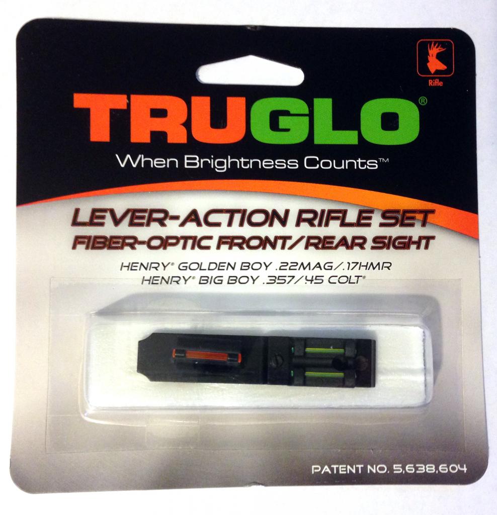 Truglo Henry Golden Boy Big Boy Fiber Optic Rifle Sight Set Tg114 Ebay